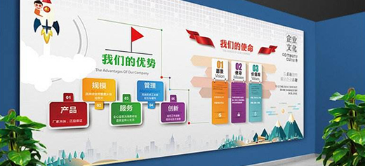 企業(yè)文化墻海報
